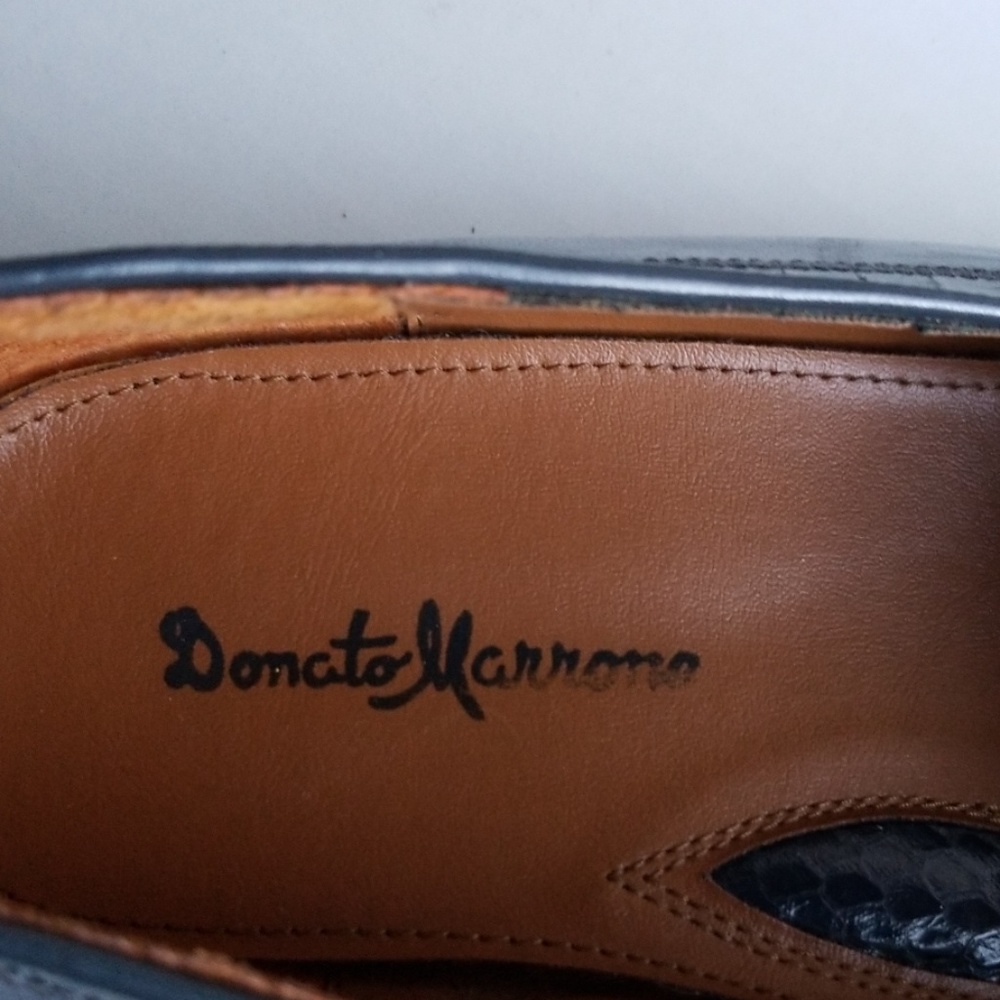 Donato Marrone Men's VTG Gray Shoes Size 11D - Picture 4 of 4
